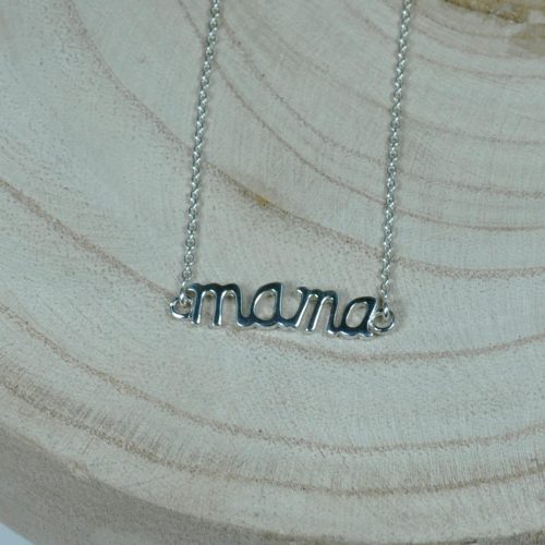 colgante mama de plata de ley