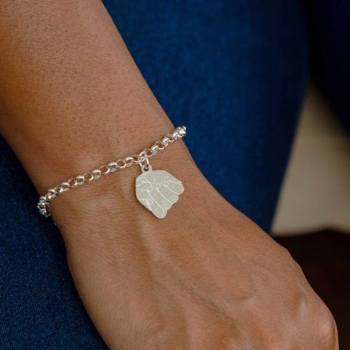 pulsera-huella-bebe-plata