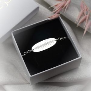 pulsera personalizada plata latidos bebe ecografia