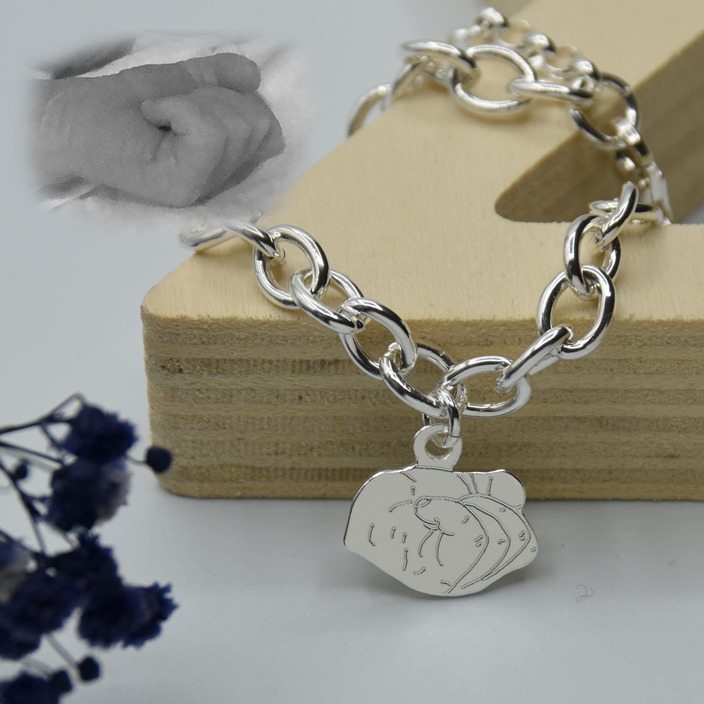 pulsera-huella-bebe-plata