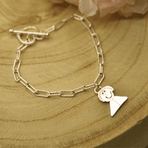 pulsera plata personalizada dibujo infantil