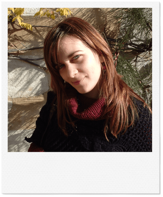 Foto de Cristina, creadora de Kirema Jewels, de joven